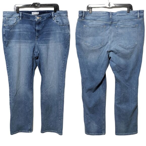 LANE BRYANT Flex Magic Waistband Signature Fit Straight Jeans 22 - Picture 7 of 7